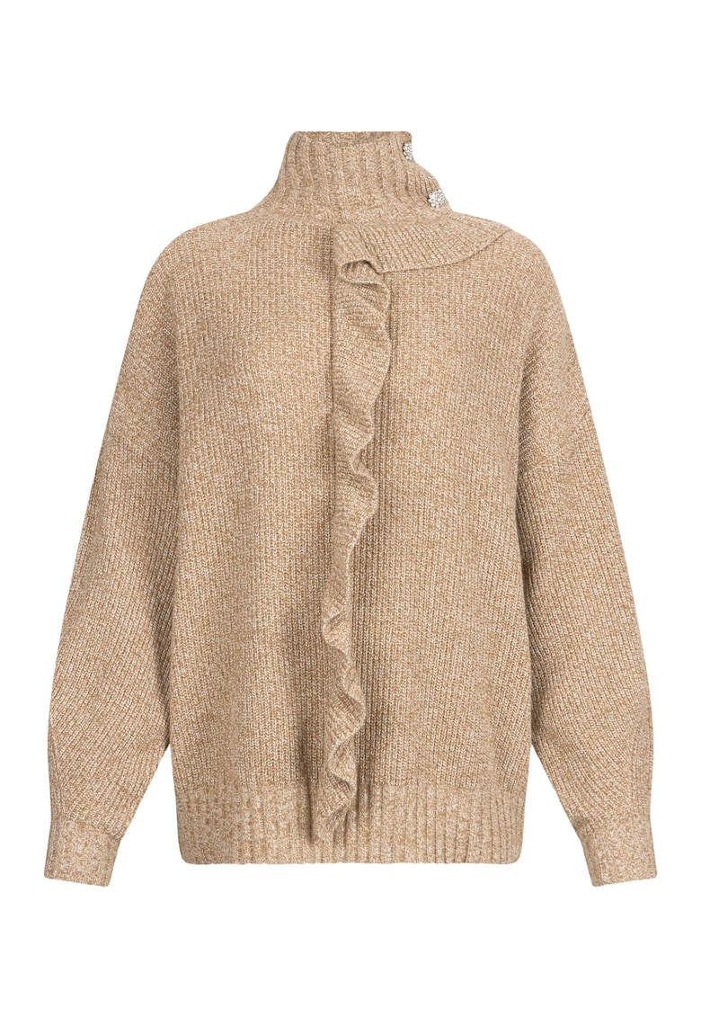 Pulover din amestec de lana si casmir