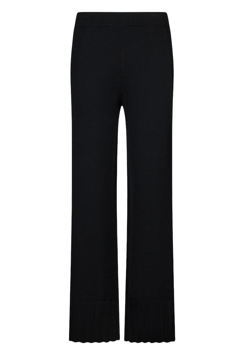 Pantaloni drepti cu talie elastica