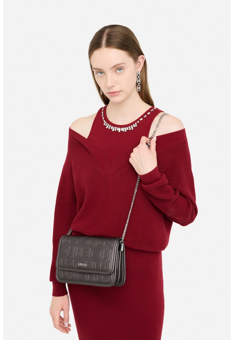 Geanta crossbody cu bareta din lant Better