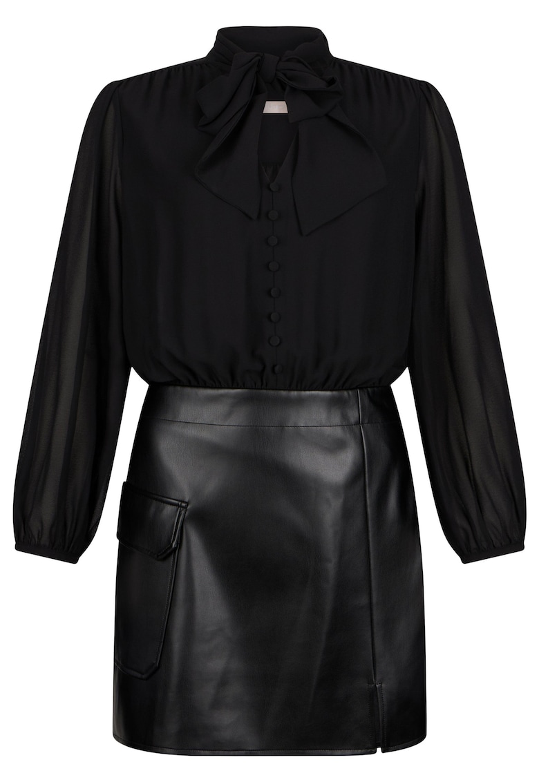 Rochie scurta cu detaliu funda