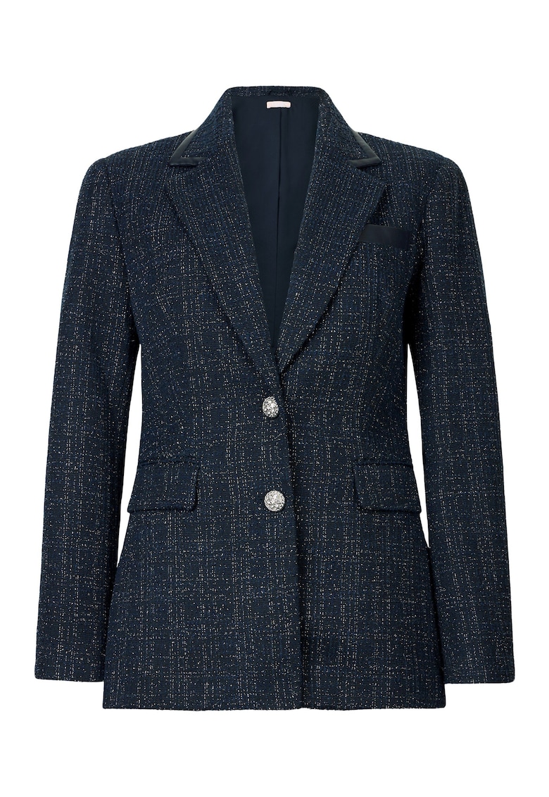 Sacou slim fit cu insertii stralucitoare