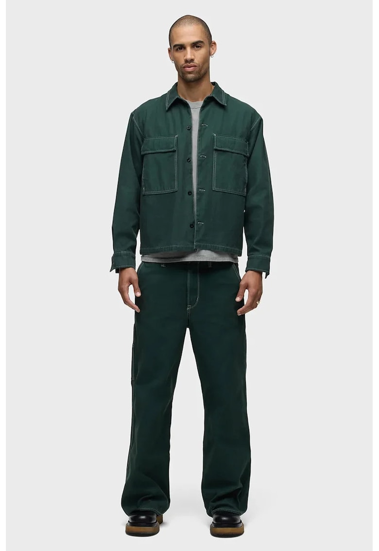 Blugi largi cu buzunare laterale HD1 - Verde