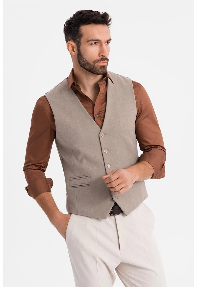 Vesta slim-fit cu decolteu in V Vesta slim-fit cu decolteu in V