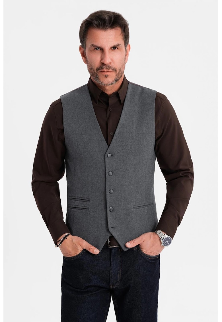 Vesta slim-fit cu decolteu in V Vesta slim-fit cu decolteu in V