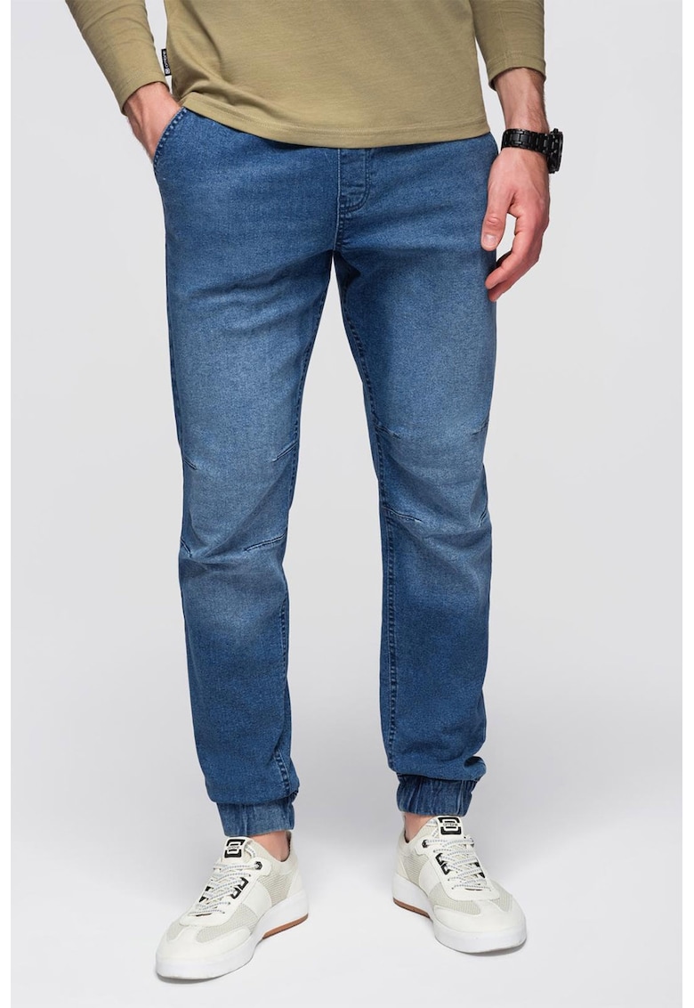 Blugi conici cu snur