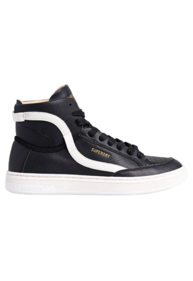 Tenesi din piele ecologica high-top -
