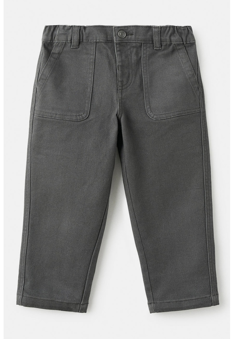 Blugi regular-fit cu model uni