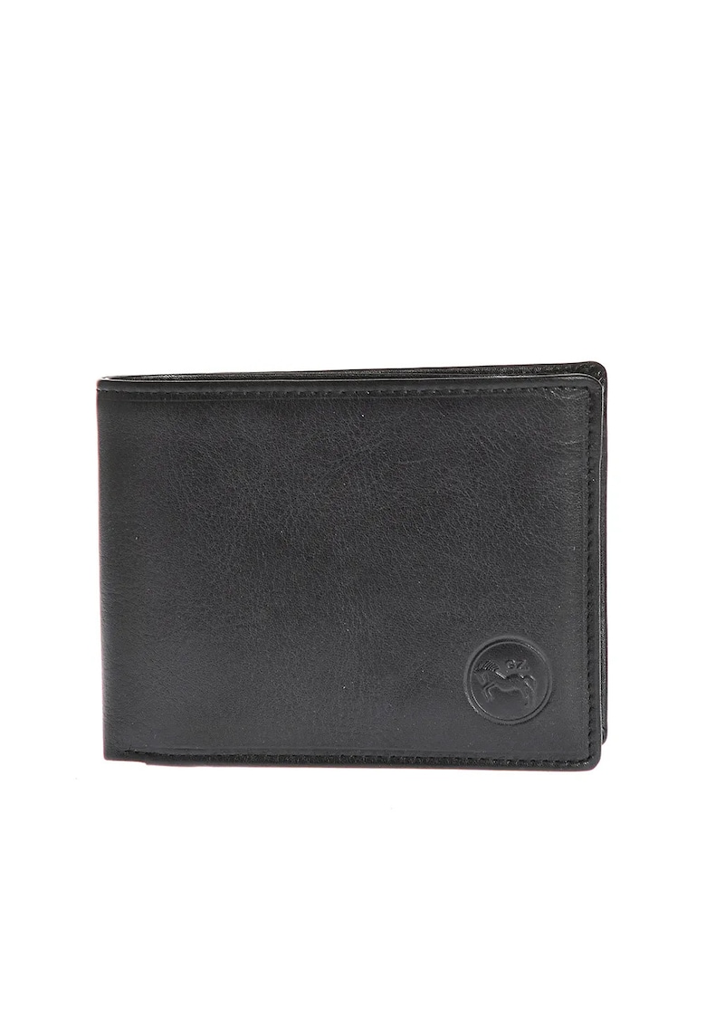 Portofel negru din piele naturala