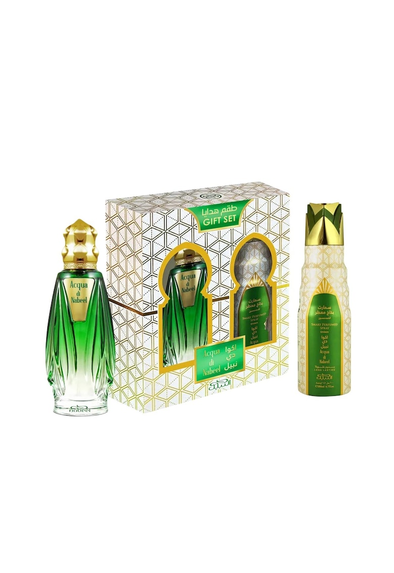 Set Acqua Di Nabeel Absolute Unisex - Apa De Parfum - 100 ml + Deodorant Spray - 100 ml
