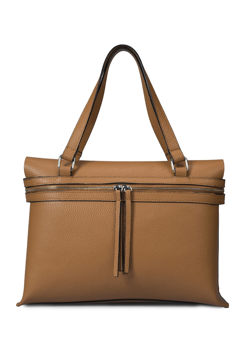 Geanta shopper din piele cu bareta detasabila Geanta shopper din piele cu bareta detasabila