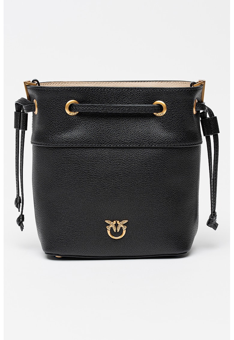 Geanta de piele cu bareta ajustabila si maner