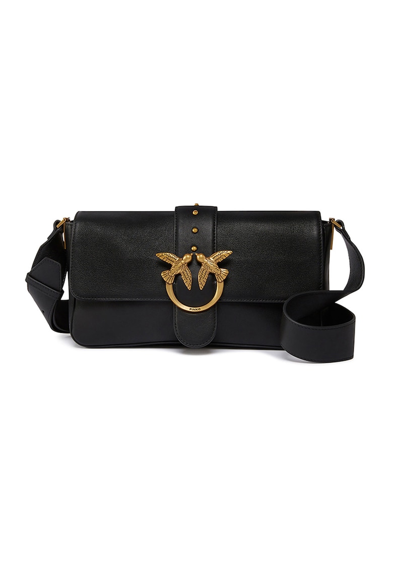 Geanta de piele cu clapa