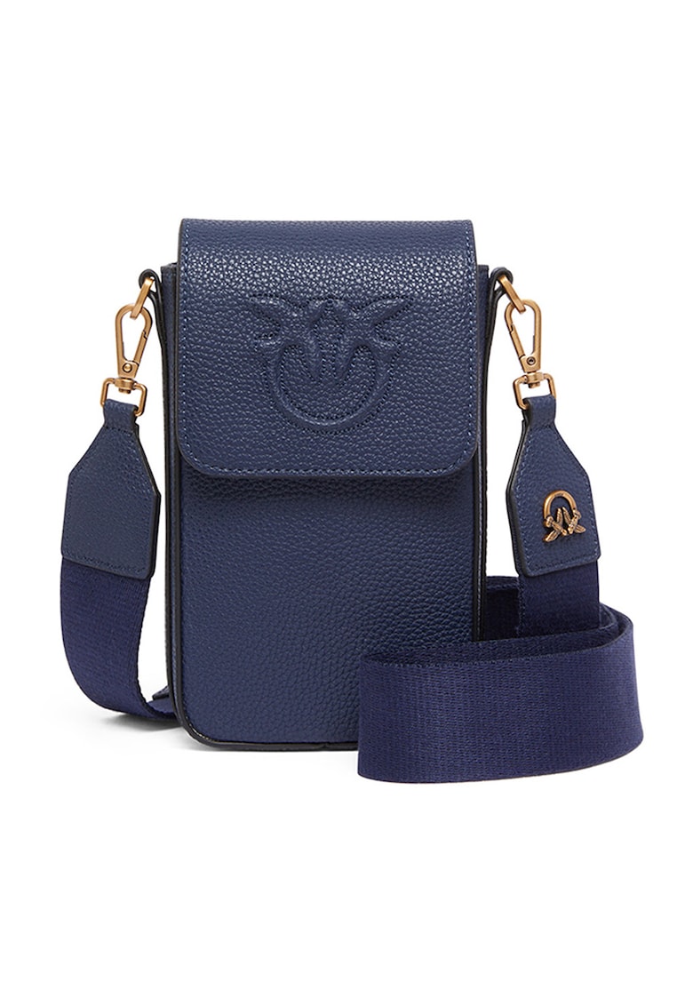 Husa de telefon din piele cu bareta detasabila