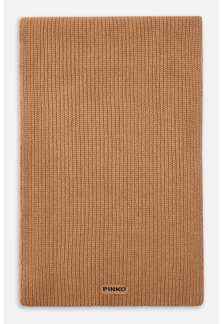 Fular tricotat din amestec de lana