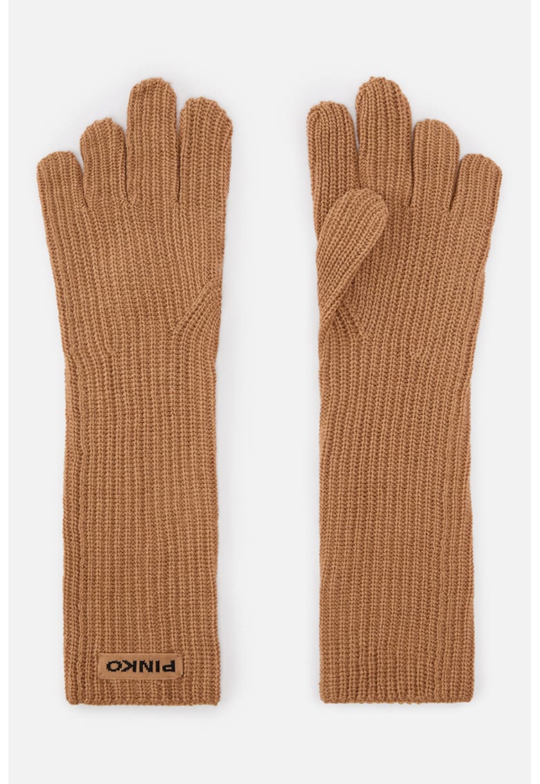 Manusi tricotate din amestec de lana