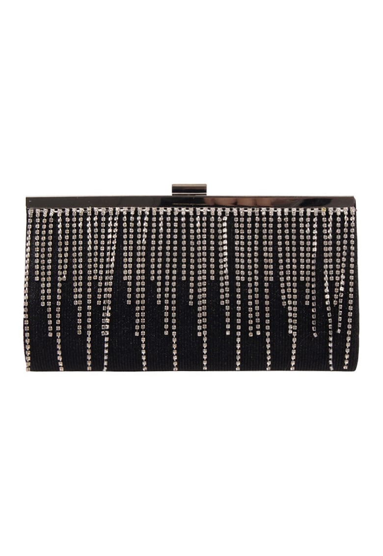 Geanta-plic cu aplicatii de strasuri