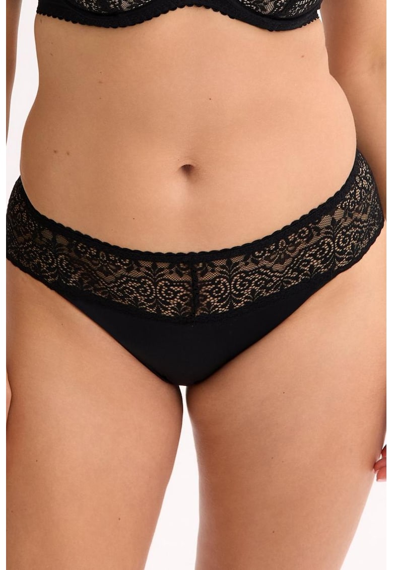 Chiloti cu insertii cu dantela Malika