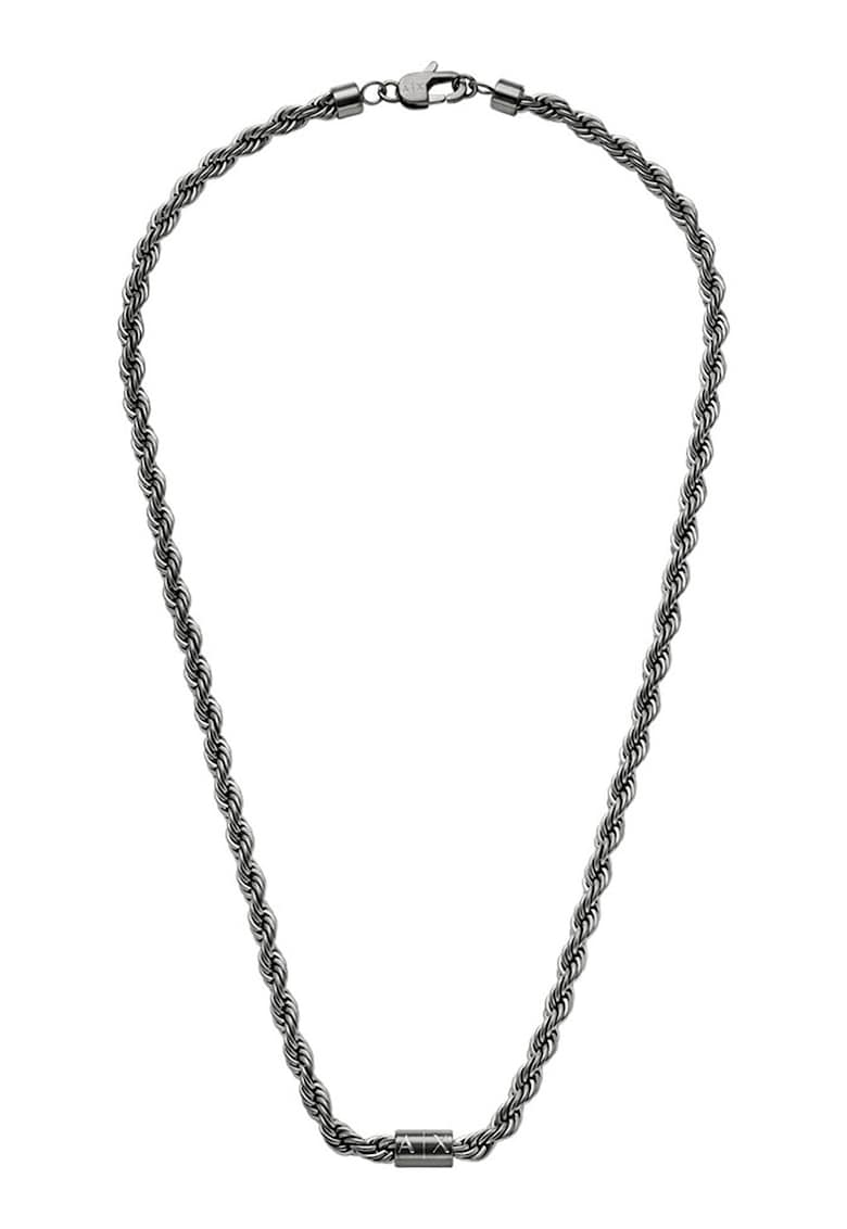 Colier din otel inoxidabil cu pandantiv logo