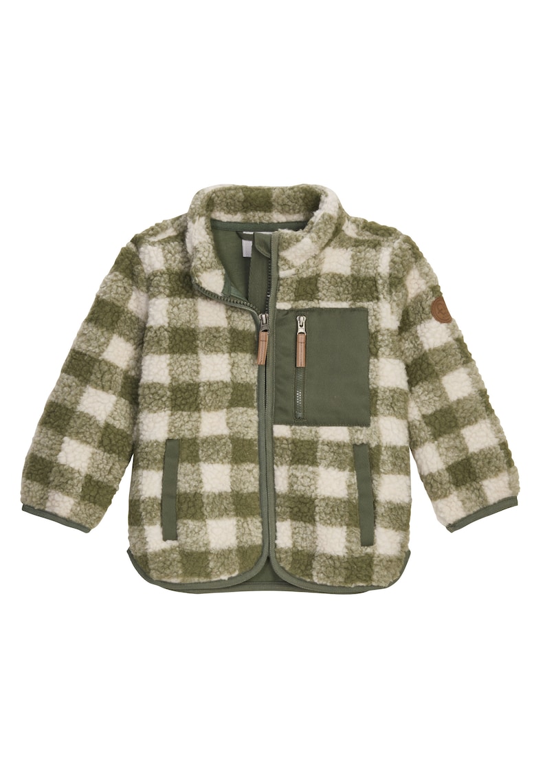 Jacheta sherpa FIOW 50 MNS FLC JCKT - Verde muschi