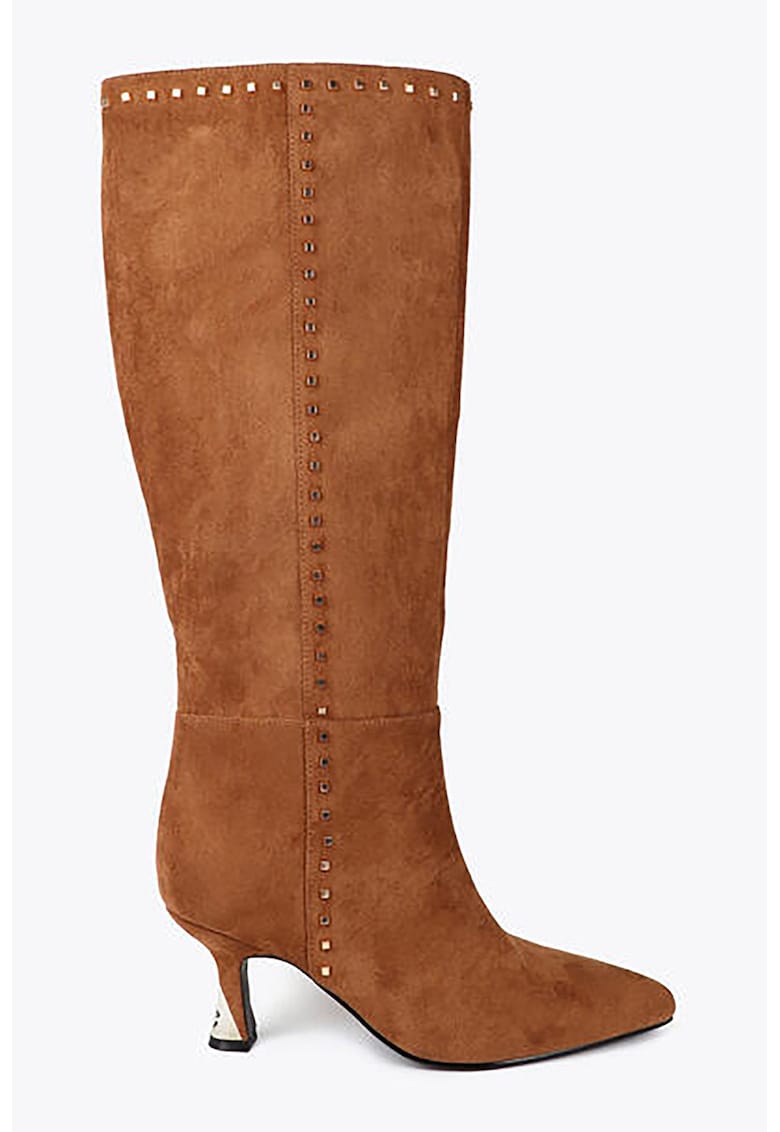 Cizme lungi de piele intoarsa ecologica