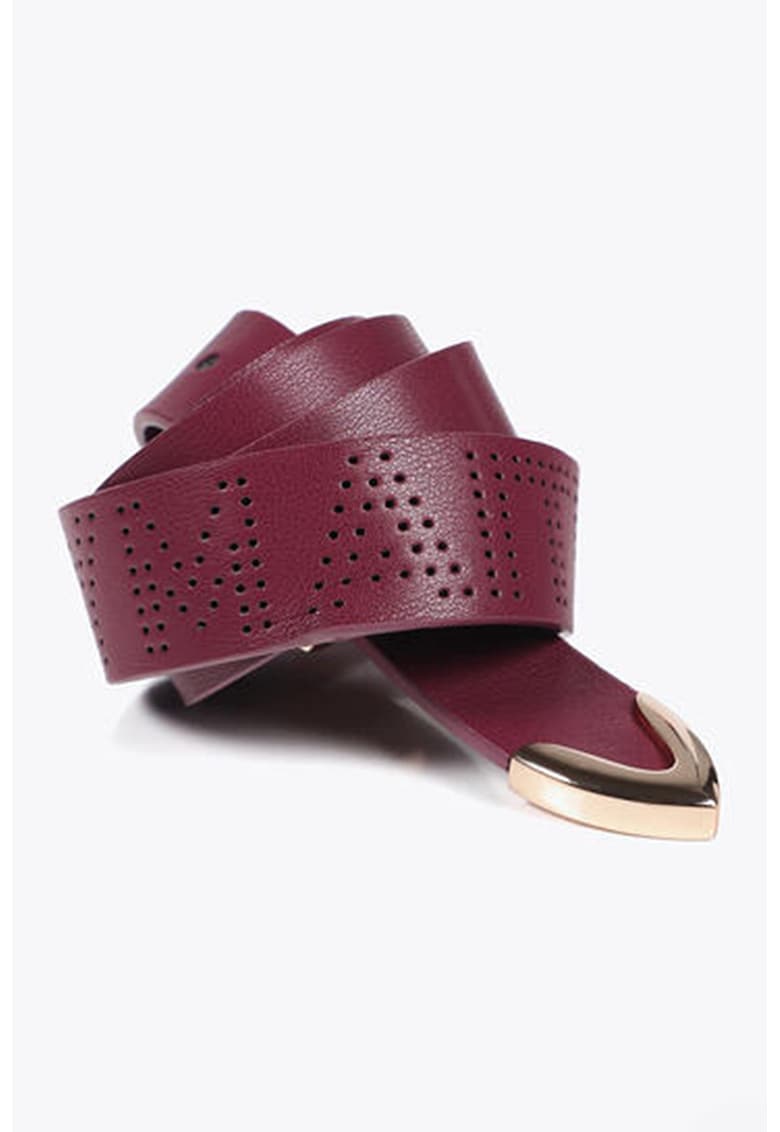 Curea cu logo perforat