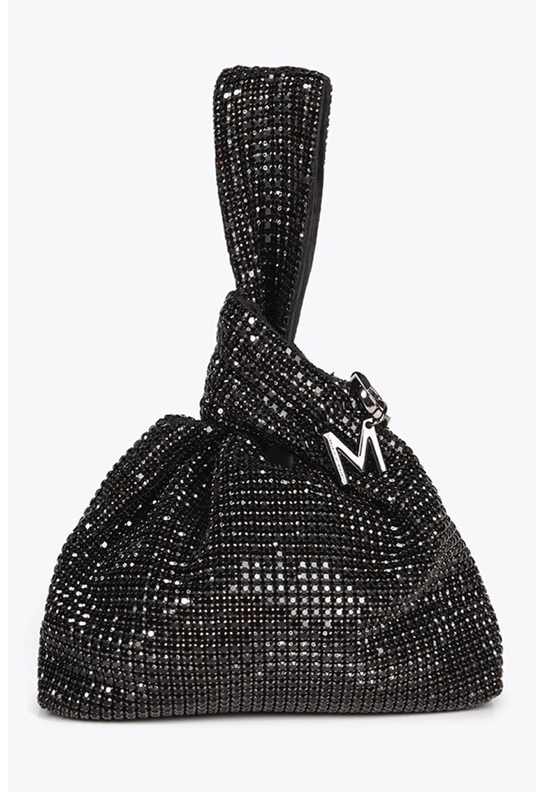 Geanta bucket cu strasuri