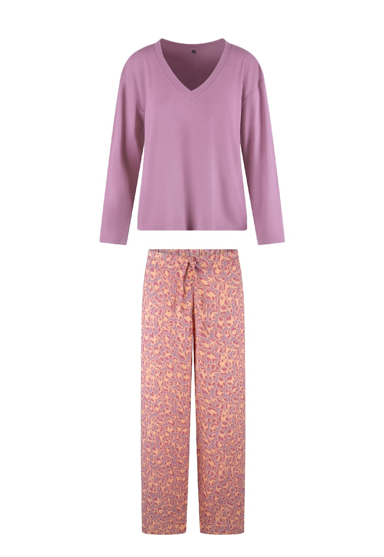 LingaDore Pijama lejera cu decolteu in V - Multicolor