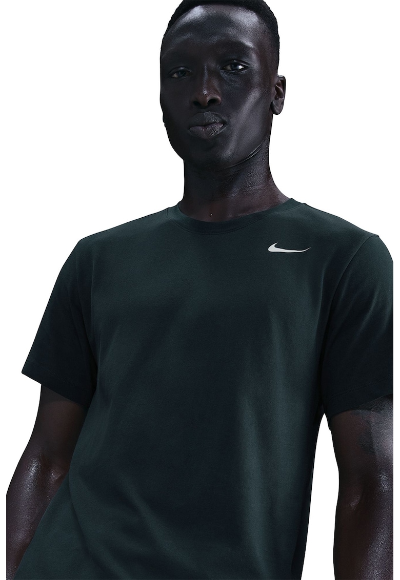 Tricou cu tehnologie Dri-FIT si decolteu la baza gatului - pentru fitness - Verde padure