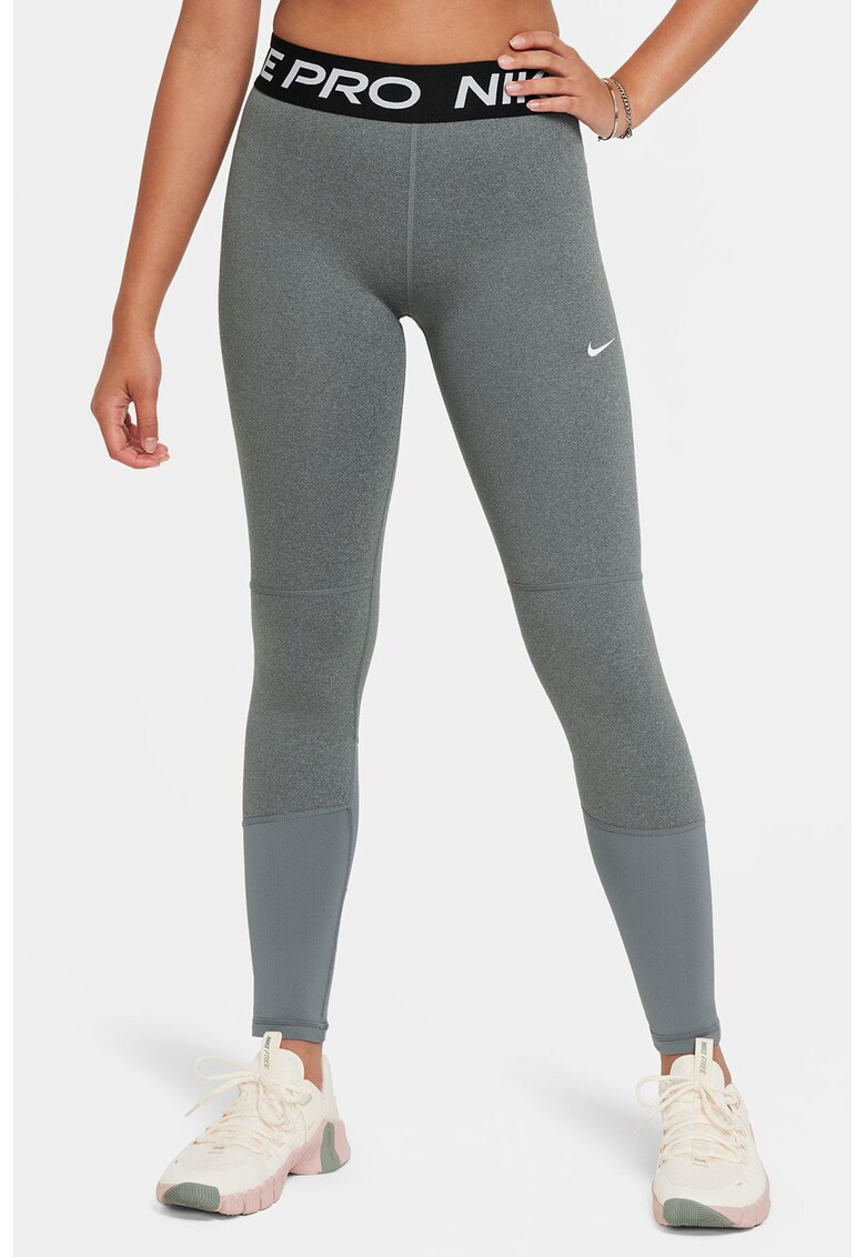 Colanti cu tehnologie Dri-Fit - pentru fitness - Alb/Negru/Gri melange