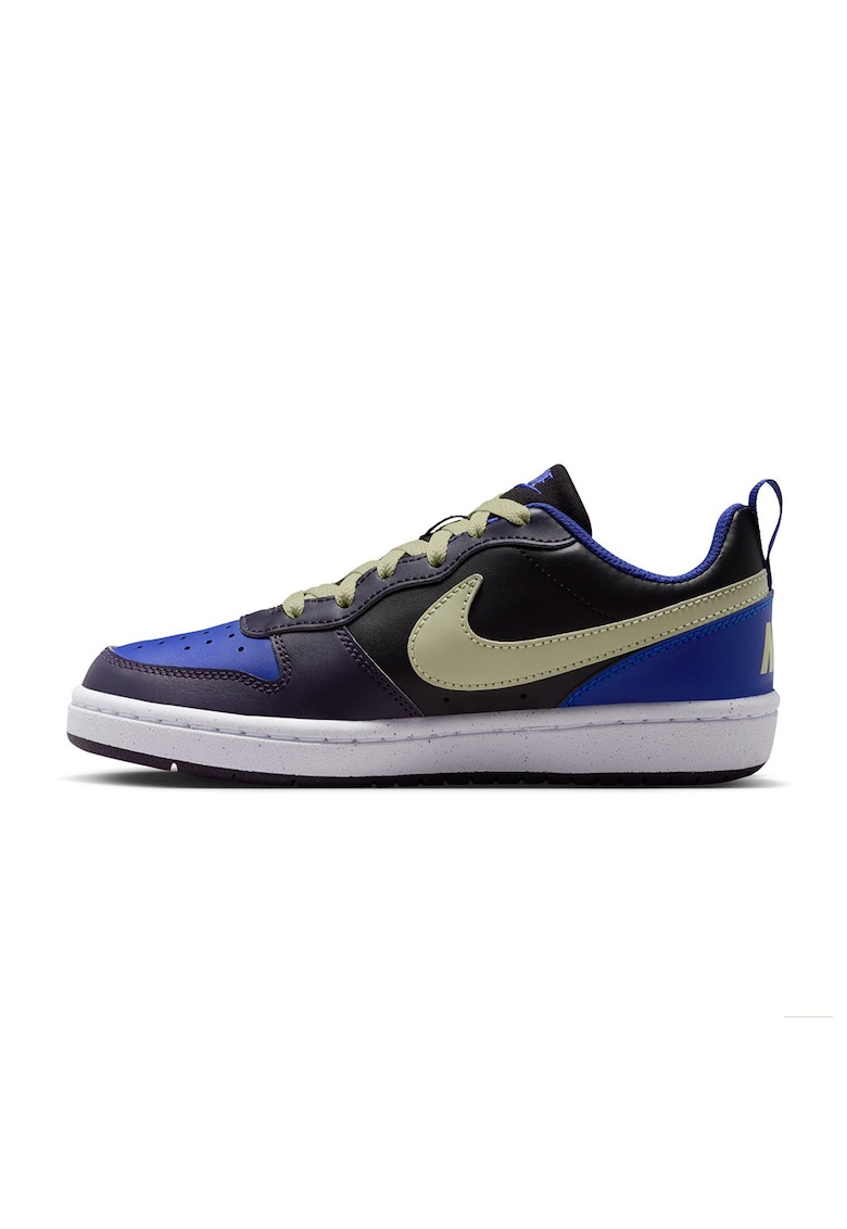 Pantofi sport Court Borough din piele ecologica - Negru/Albastru/Crem