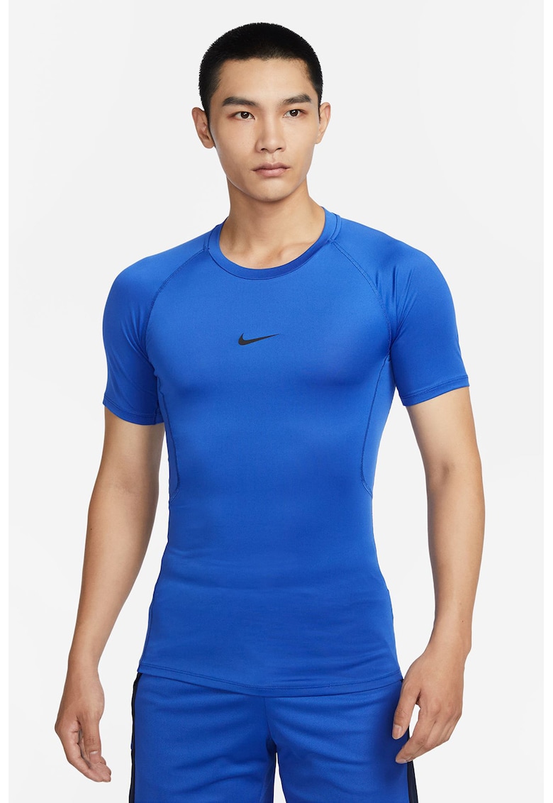 Tricou slim fit cu maneci raglan si tehnologie Dri-FIT pentru antrenament Pro