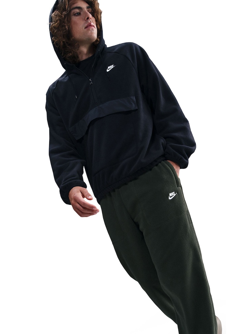 Pantaloni de trening din material fleece cu talie ajustabila Club