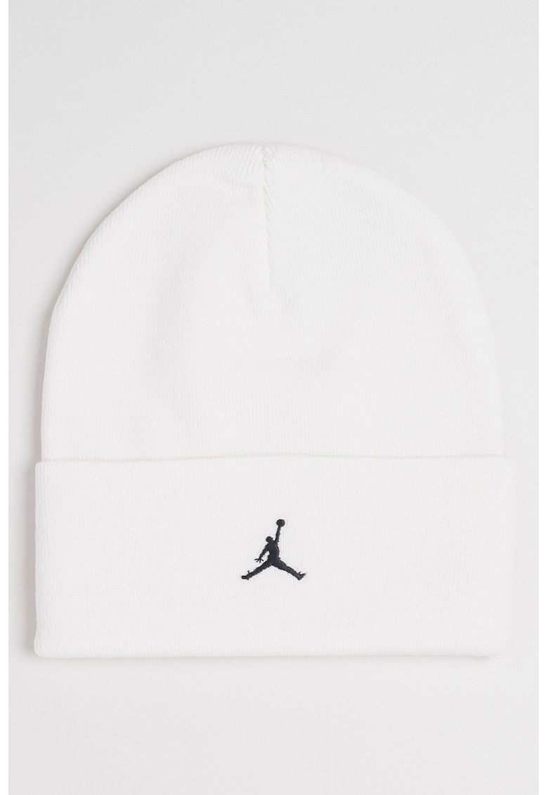 Caciula elastica cu logo pentru baschet - Alb