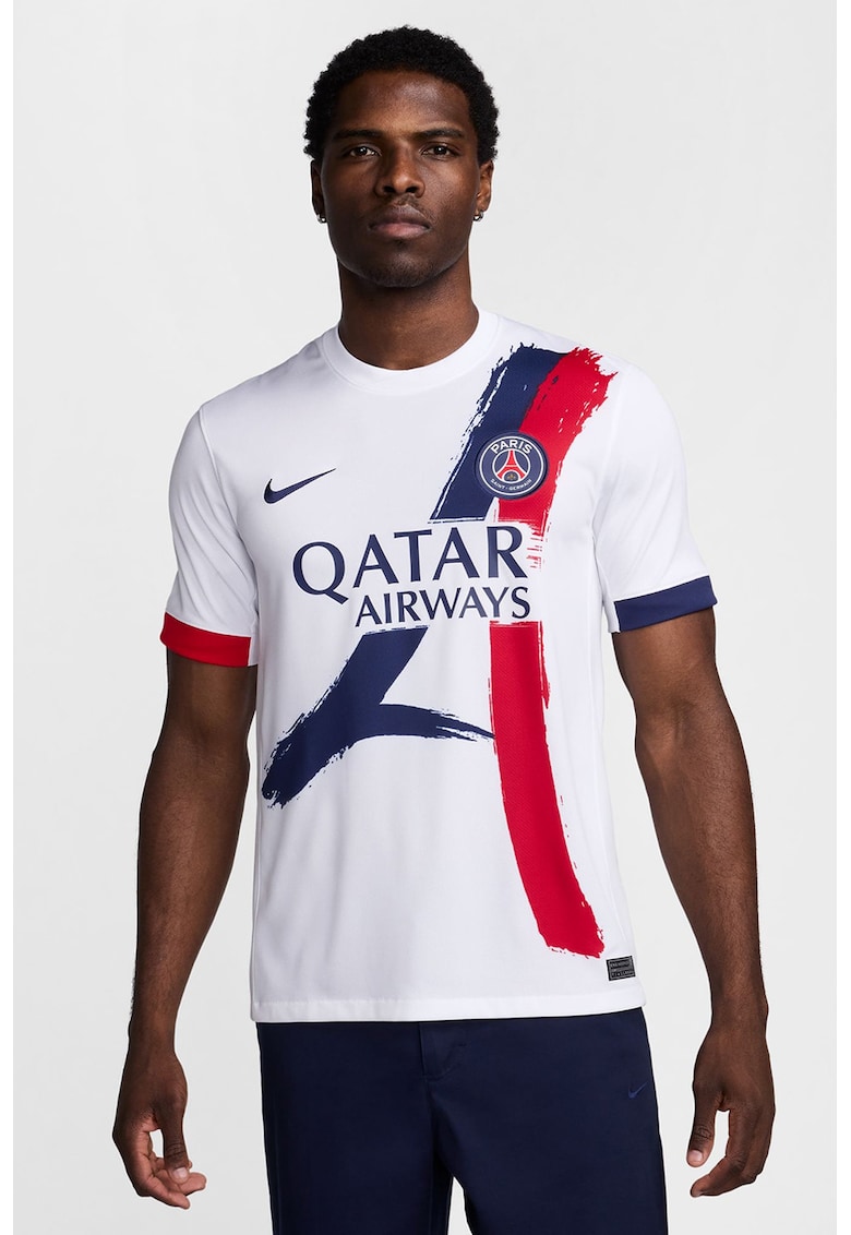 Tricou pentru fotbal Paris Saint-Germain - Rosu/Alb optic