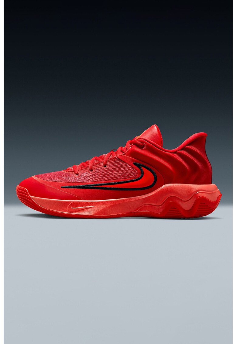 Pantofi Giannis Immortality 4 cu logo contrastant - pentru baschet - Rosu