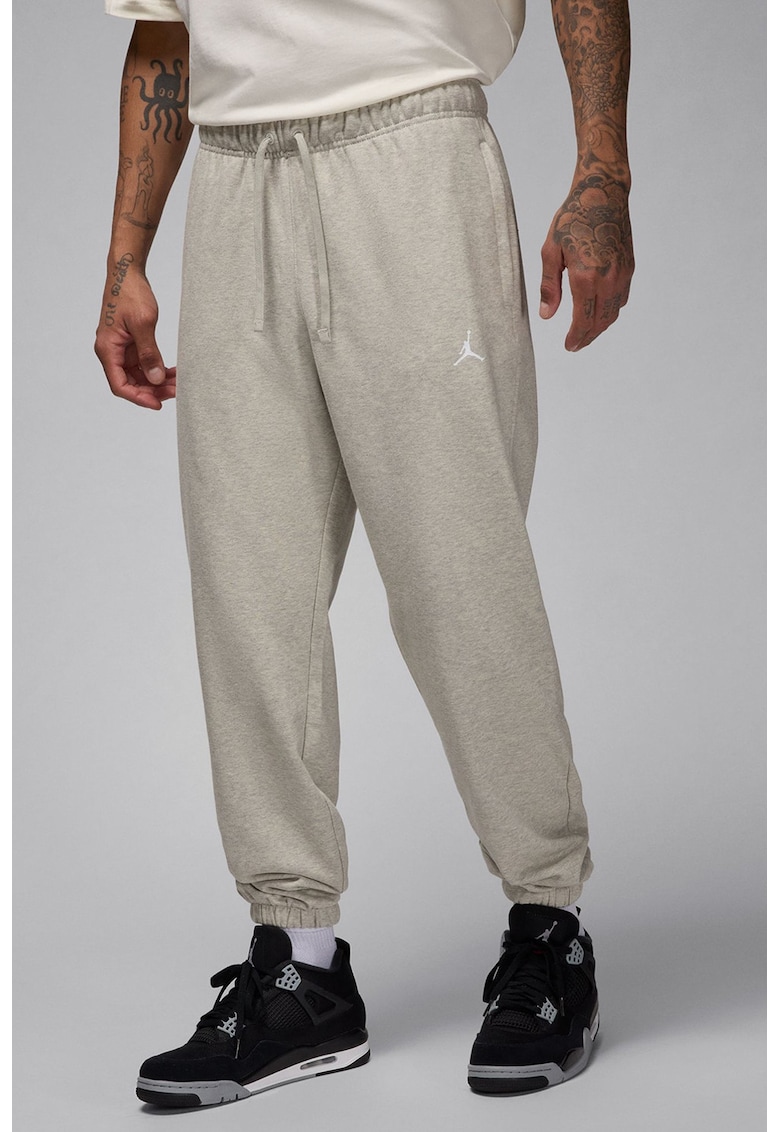 Pantaloni din material fleece pentru fitness Jordan - Grej