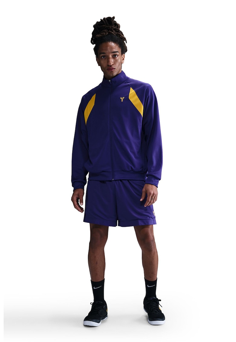 Jacheta cu tehnologie Dri Fit pentru baschet - Albastru lavanda