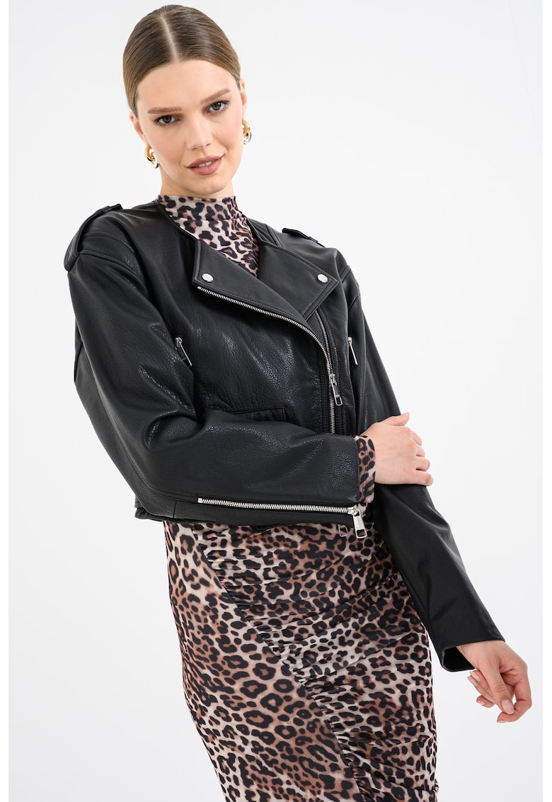Jacheta biker din piele