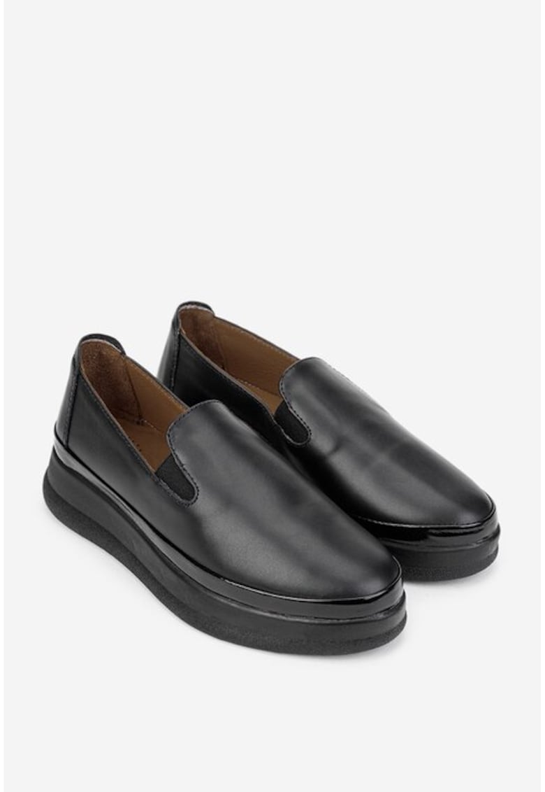 Pantofi dama clasici din piele naturala - Negru