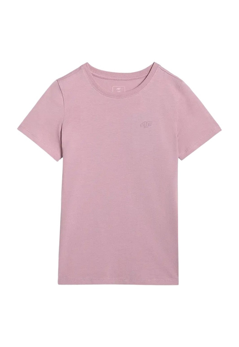 Tricou copii oversize - bumbac - roz -