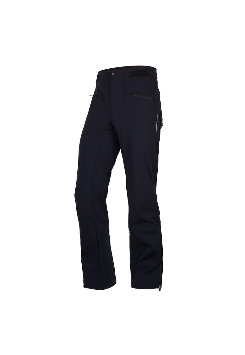Pantaloni softshell de schi 3L BURT pentru bărbați - Negru