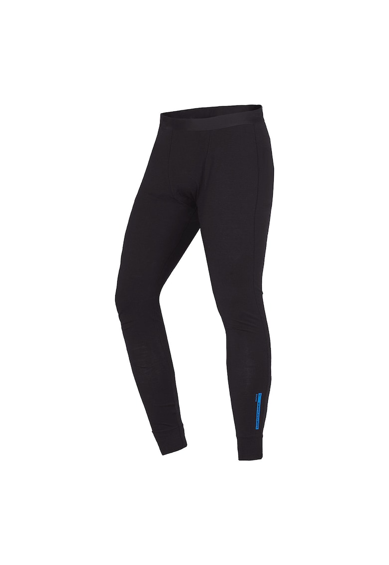 Colanţi merino pentru bărbaţi - strat de bază GENERAL - Negru