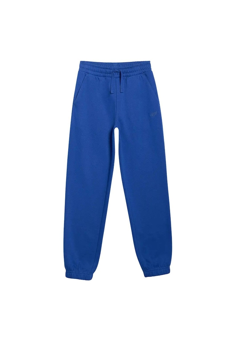 Pantaloni sport copii - bumbac/poliester - albastru