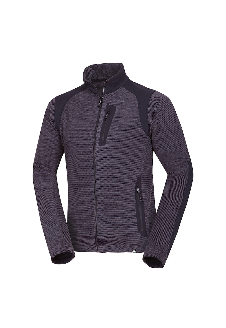 Bluza trekking barbati Szymon negru - Negru