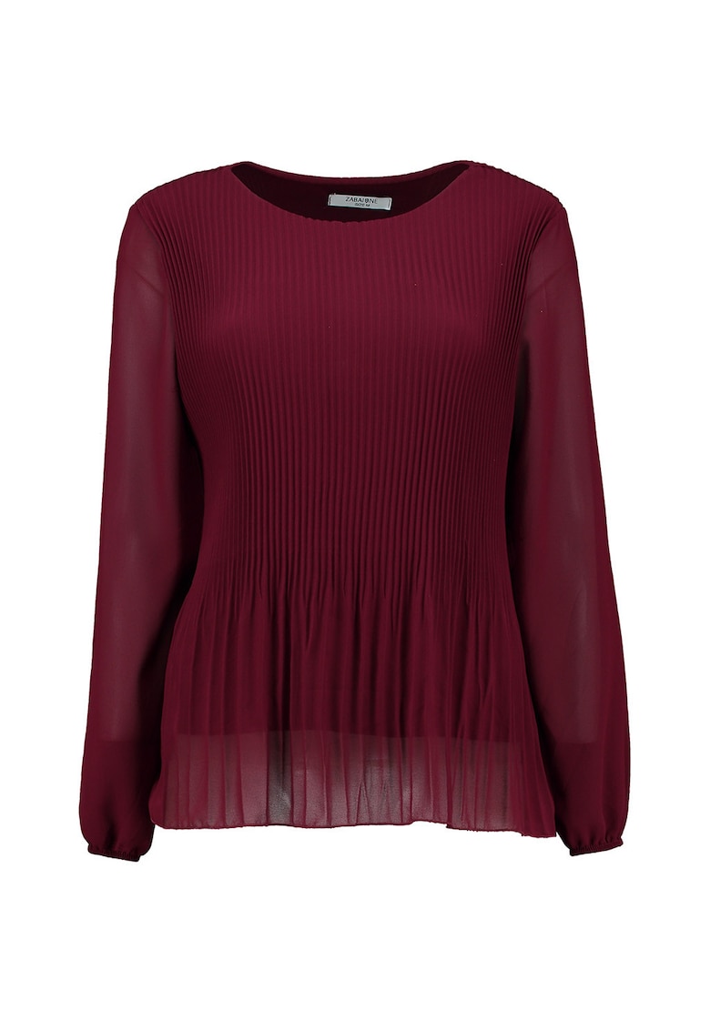 Bluza cu aspect plisat