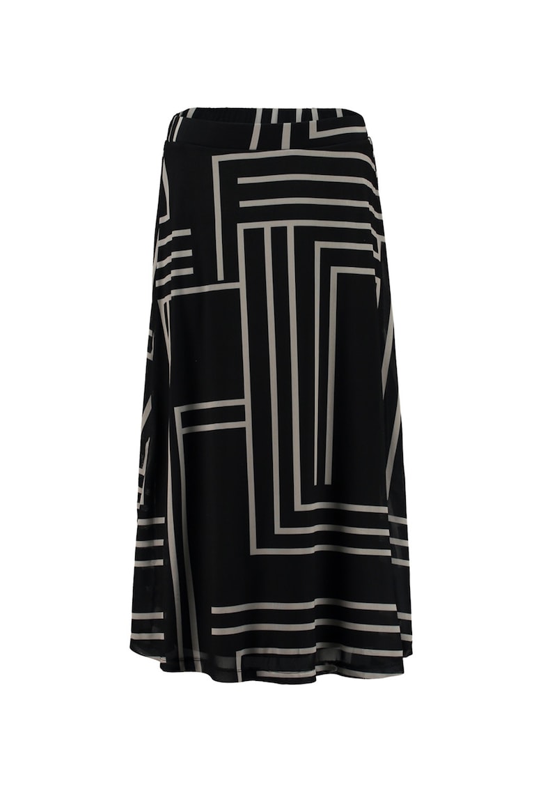Fusta maxi cu model si talie elastica