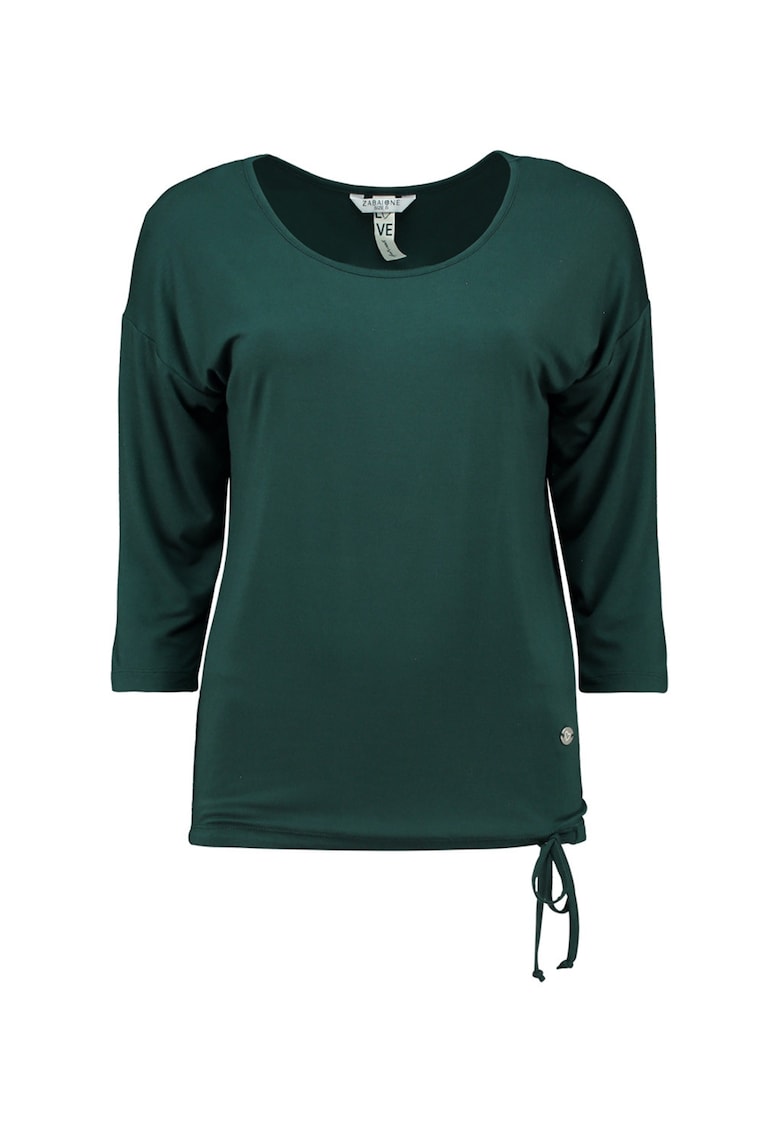 Bluza cu decolteu rotund si maneci 3/4