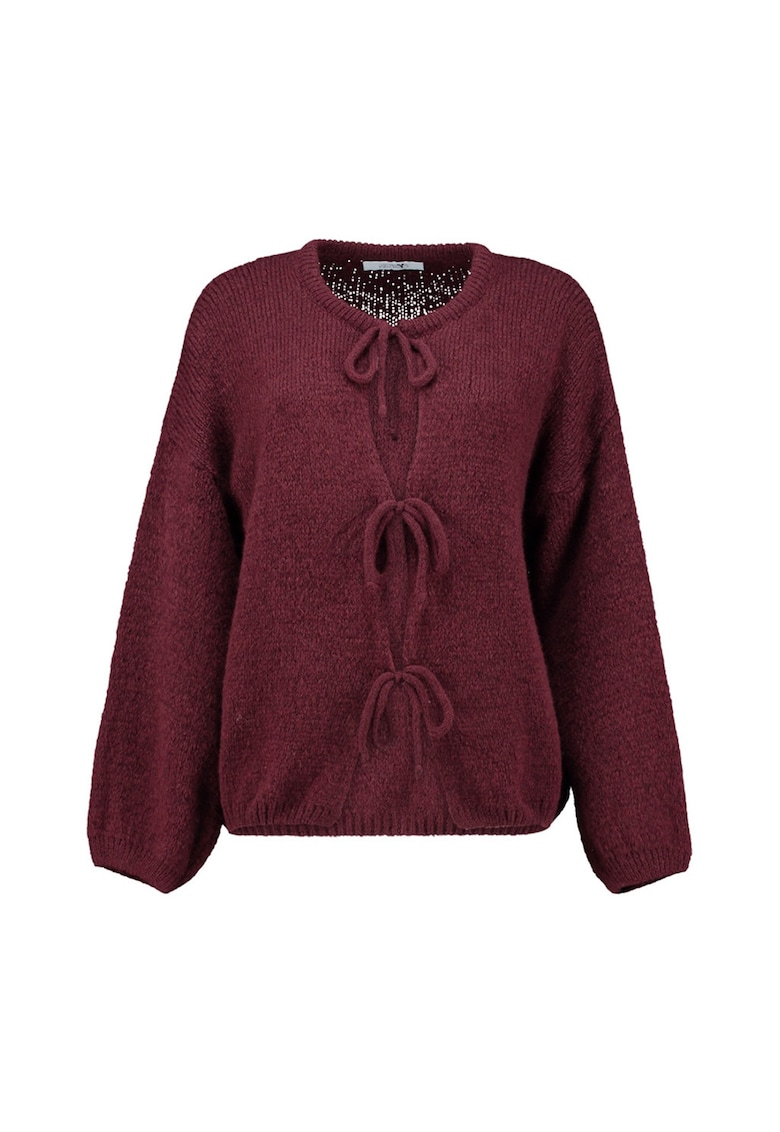 Cardigan cu prindere cu snururi