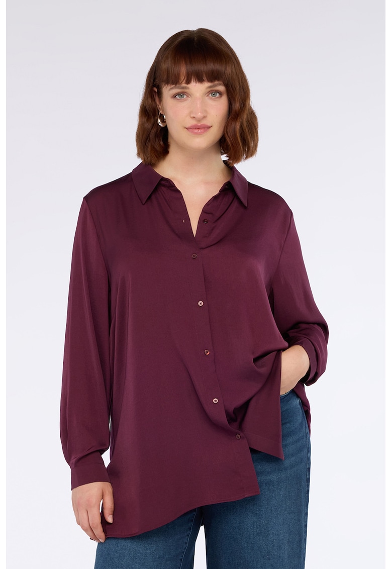 Camasa vaporoasa cu mansete cu nasturi