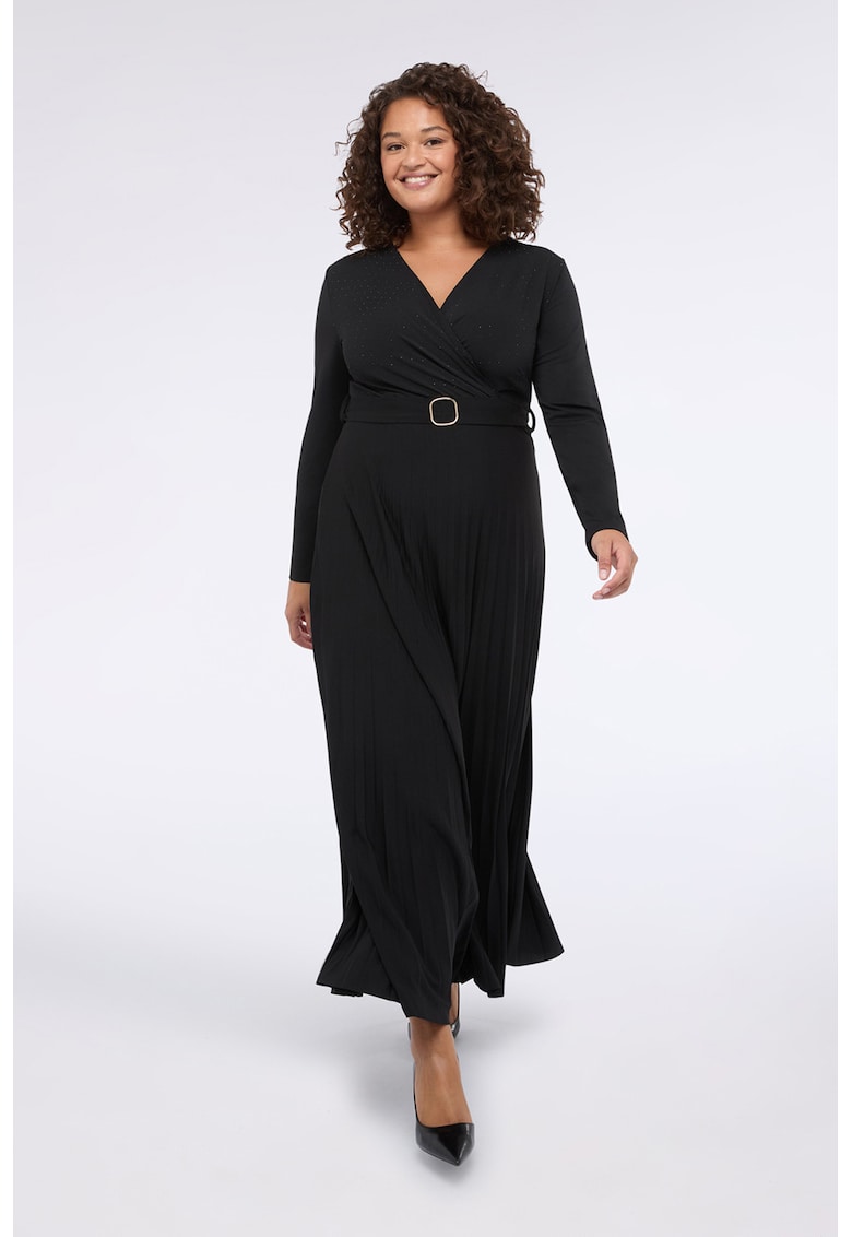 Rochie maxi cu pliuri